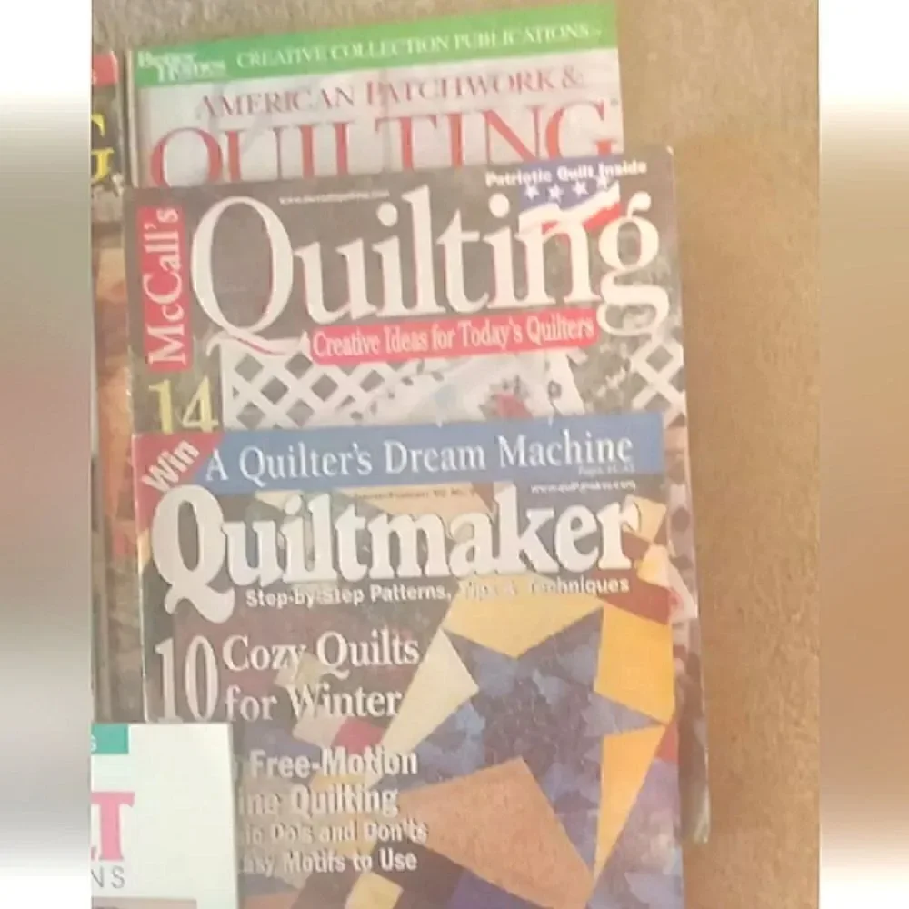 Quilting Magazines (Patchwork And Traditional) 10 Total. Hobby And Collectible